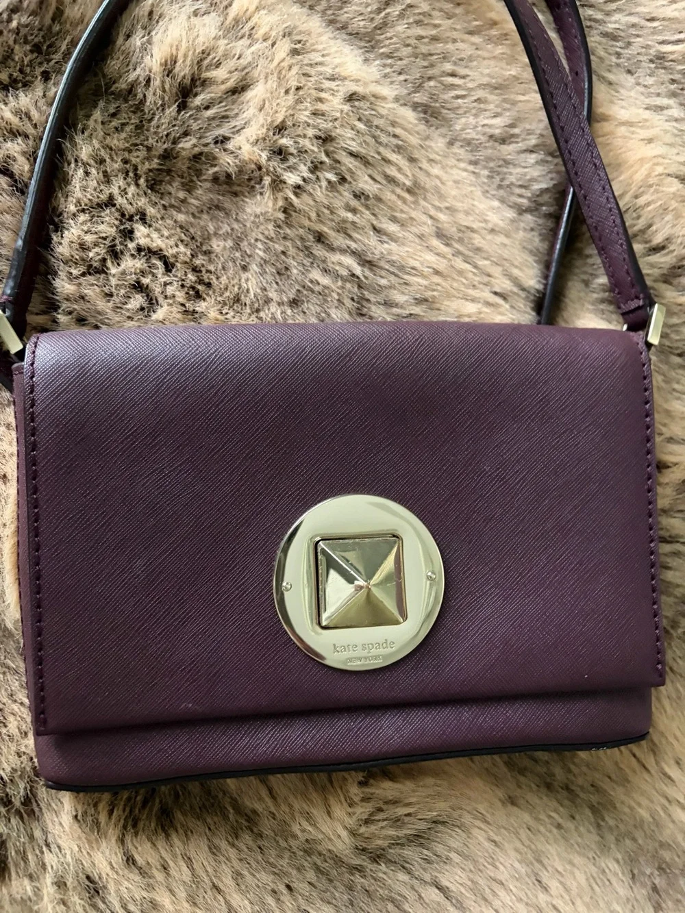 Kate Spade Crossbody Shoulder Bag in Red Merlot